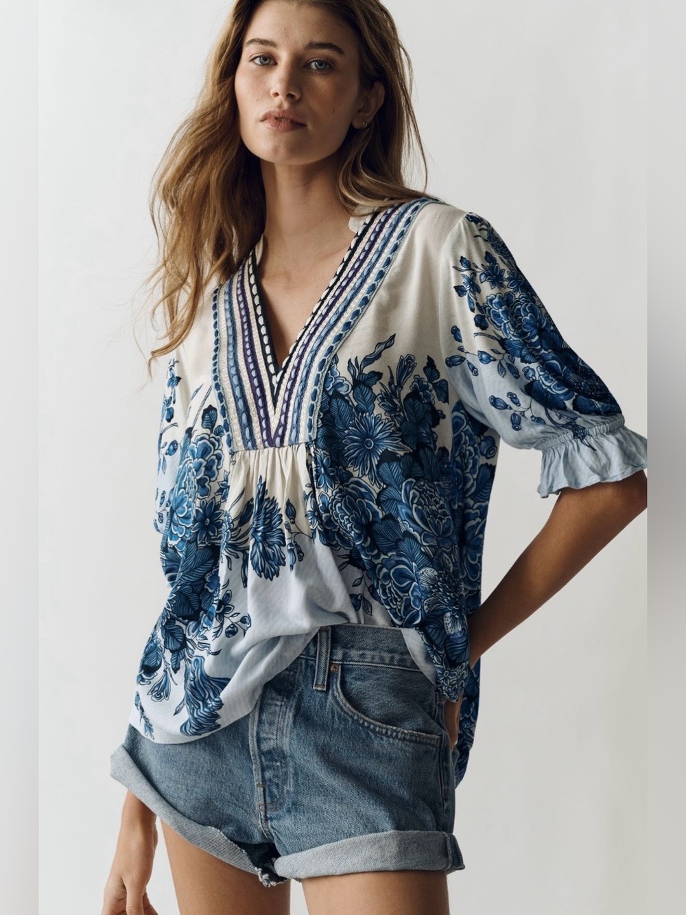 NEW! Anthropologie Stéphanie Top Size Medium Petite